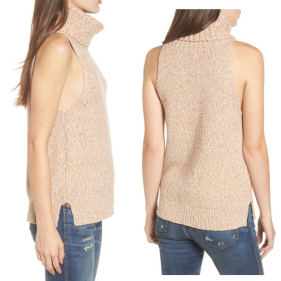 Madewell Tops - Madewell Marled Wool Turtleneck Tank